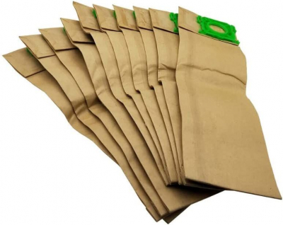 SEBO Paper Dust Bag pack of 10 with plastic collar